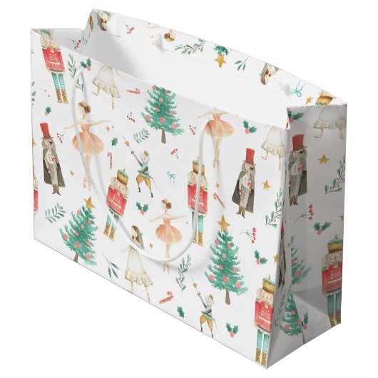 Nutcracker Ballet Bilder Geschenktasche Große Geschenktüte (Rückseite Schrägansicht)