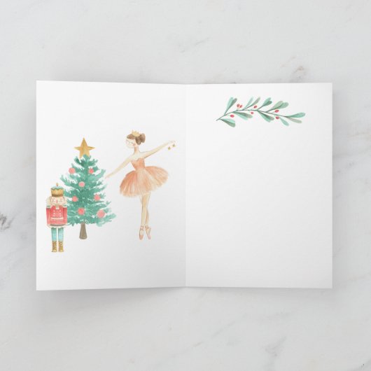 Nutcracker Ballet Bilder Großtochter Weihnachten (Innenseite)