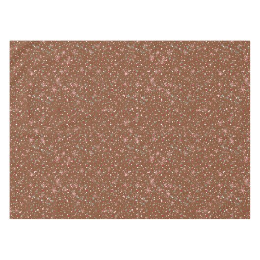 Nutcracker Ballet Brown Glitzer Tischdecke (Vorderseite (Horizontal))
