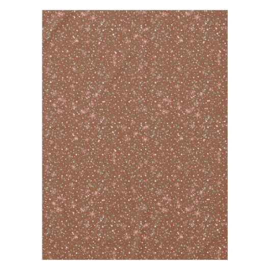 Nutcracker Ballet Brown Glitzer Tischdecke (Vorderseite)