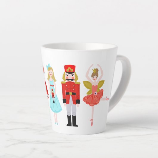 Nutcracker Ballet Characters Christmas Coffee Tass Milchtasse (Rechte Ecke)