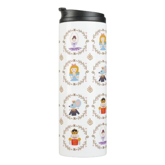 Nutcracker Ballet Characters With Name Thermosbecher (Nach rechts gedreht)