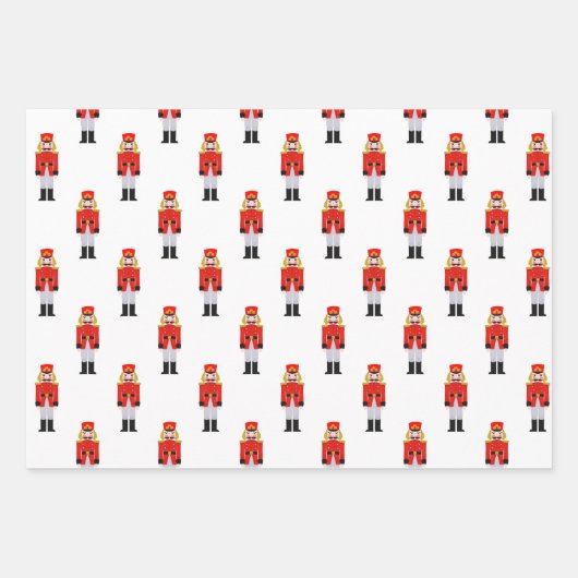 Nutcracker Ballet Charaktere Weihnachten Geschenkpapier Set (Vorderseite 2)