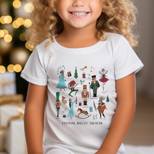 Nutcracker Ballet Charaktere Weihnachten T - Shirt