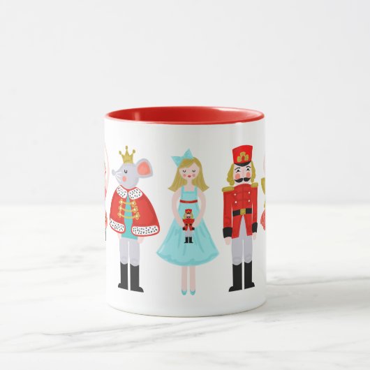 Nutcracker Ballet Charaktere Weihnachten Tasse (Zentrum)