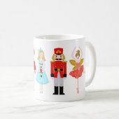 Nutcracker Ballet Charaktere Weihnachten Tasse (VorderseiteRechts)