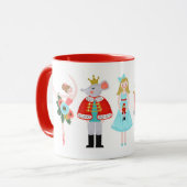 Nutcracker Ballet Charaktere Weihnachten Tasse (Vorderseite Links)