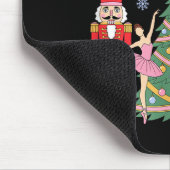 Nutcracker Ballet Christmas Ballerina Nk Dance Squ Mousepad (Ecke)