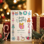 Nutcracker Ballet Christmas Feiertagskarte