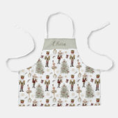 Nutcracker Ballet Christmas Personalized Kids Schürze (Vorderseite)