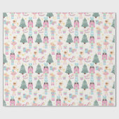 Nutcracker Ballet Christmas Wrapping Paper Geschenkpapier (Flach)