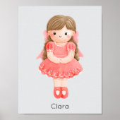 Nutcracker Ballet Clara Weihnachten Poster (Vorne)