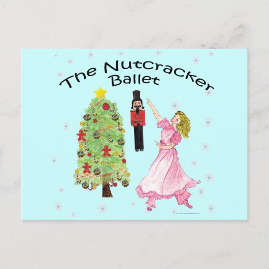Nutcracker Ballet Classic 09 Postkarte (Vorderseite)