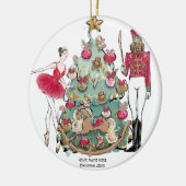Nutcracker Ballet Dancer Weihnachten Keramik Ornament (Links)