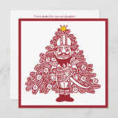 Nutcracker-Ballet-Einladung Einladung (Vorne/Hinten)