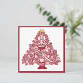 Nutcracker-Ballet-Einladung Einladung (Stehend Vorderseite)