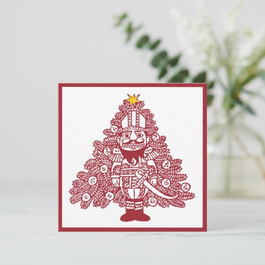 Nutcracker-Ballet-Einladung Einladung (Stehend Vorderseite)