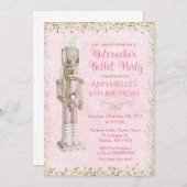 Nutcracker Ballet Einladung zum Geburtstag (Vorne/Hinten)