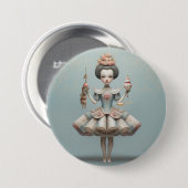 Nutcracker Ballet Fashion-Chinese Dancers Button (Vorne & Hinten)