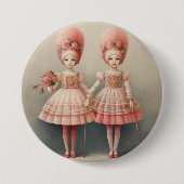 Nutcracker Ballet Fashion-Russian Dancers Button (Vorderseite)