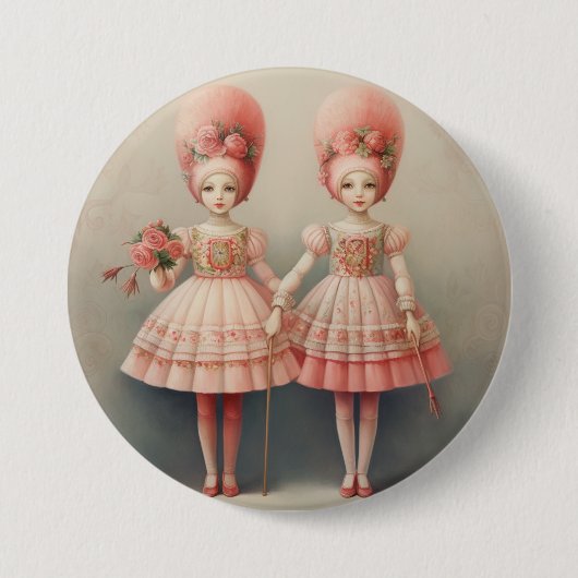 Nutcracker Ballet Fashion-Russian Dancers Button (Vorderseite)