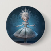 Nutcracker Ballet Fashion-Snow Queen Button (Vorderseite)