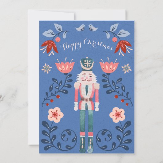 Nutcracker Ballet Foto Custom Christmas Card Einladung (Vorderseite)