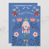 Nutcracker Ballet Foto Weihnachtskarte Einladung (Vorne/Hinten)