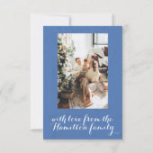 Nutcracker Ballet Foto Weihnachtskarte Einladung (Rückseite)