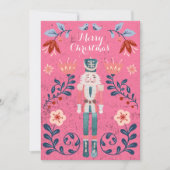 Nutcracker Ballet Foto Weihnachtskarte Einladung (Vorderseite)