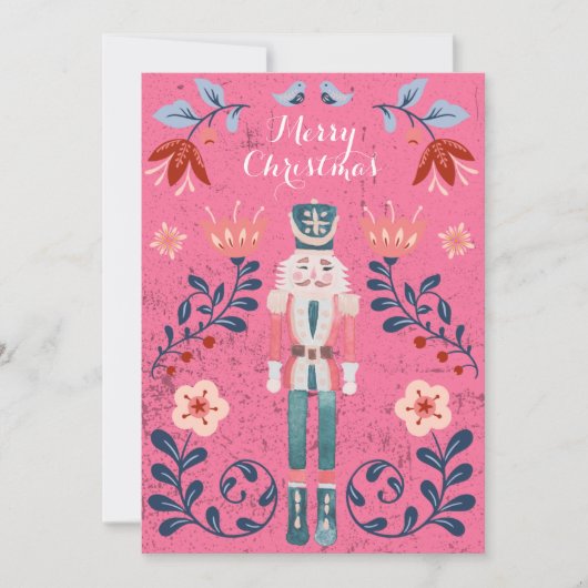 Nutcracker Ballet Foto Weihnachtskarte Einladung (Vorderseite)