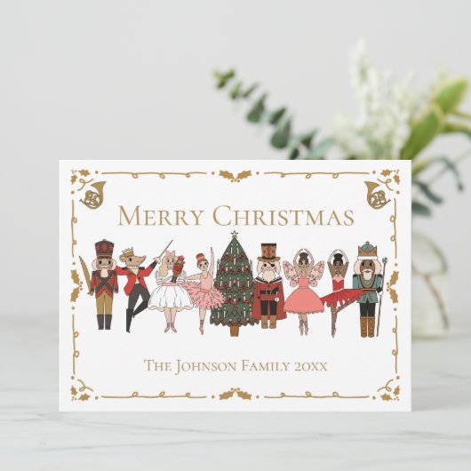 Nutcracker Ballet Frohe Weihnachten (Stehend Vorderseite)