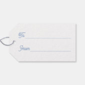 Nutcracker Ballet Frohe Weihnachten Geschenkanhänger (Rückseite Horizontal)