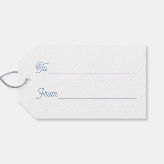 Nutcracker Ballet Frohe Weihnachten Geschenkanhänger (Rückseite Horizontal)