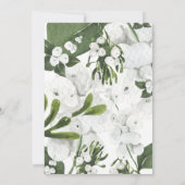 Nutcracker Ballet Greenerity Weihnachtskarte Einladung (Rückseite)