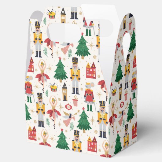 Nutcracker Ballet Holiday Pattern Geschenkschachtel (Geöffnet)