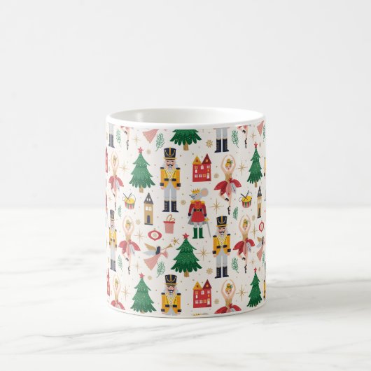 Nutcracker Ballet Holiday Pattern Kaffeetasse (Mittel)