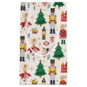 Nutcracker Ballet Holiday Pattern Kleine Geschenktüte (Vorderseite)