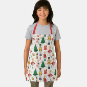 Nutcracker Ballet Holiday Pattern Schürze (Insitu)