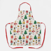 Nutcracker Ballet Holiday Pattern Schürze (Vorderseite)