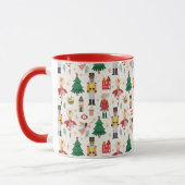 Nutcracker Ballet Holiday Pattern Tasse (Links)