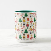 Nutcracker Ballet Holiday Pattern Tasse (Zentrum)