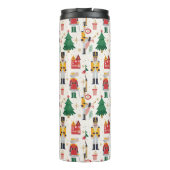 Nutcracker Ballet Holiday Pattern Thermosbecher (Rückseite)