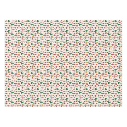Nutcracker Ballet Holiday Pattern Tischdecke (Vorderseite (Horizontal))