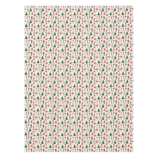Nutcracker Ballet Holiday Pattern Tischdecke (Vorderseite)