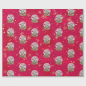 Nutcracker Ballet Holiday Wrapping Paper Geschenkpapier (Flach)