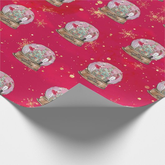 Nutcracker Ballet Holiday Wrapping Paper Geschenkpapier (Ecke)