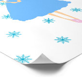 Nutcracker Ballet Illustration Clara Poster (Ecke)