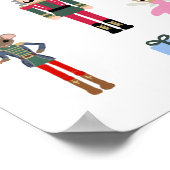 Nutcracker Ballet Illustration Snowflake Malerei Poster (Ecke)