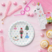 Nutcracker Ballet Illustration Snowflake Napkins Pappteller (Party)